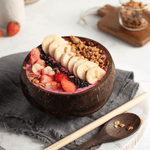 Eco-friendly Coconut Bowls & Spoons Set of 2-2